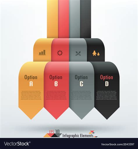 Modern Infographics Options Banner Royalty Free Vector Image