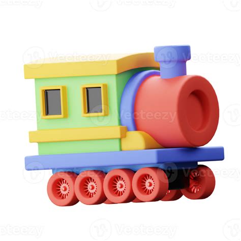 3d Train Icon 23492738 Png