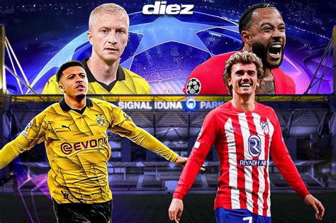 Borussia Vs Atl Tico De Madrid En Vivo Alineaciones Hora Y Canal