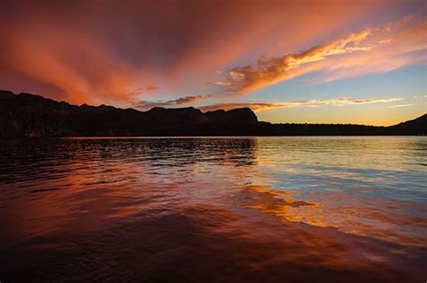 Sunset at Saguaro Lake, AZ, RX10 M1: Sony Cyber-shot Talk Forum: Digital Photography Review