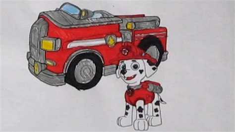 Top +5 Paw Patrol Fire Truck Coloring Page Terbaru Tahun Ini