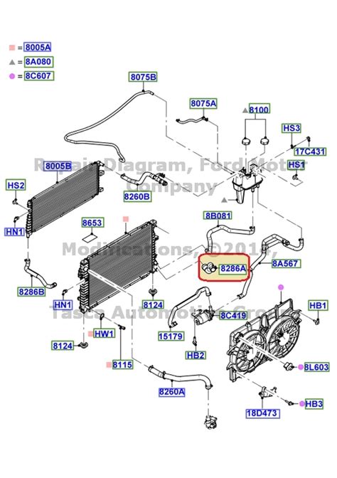 2013 Ford Escape Coolant Hose Diagram Diagramwirings