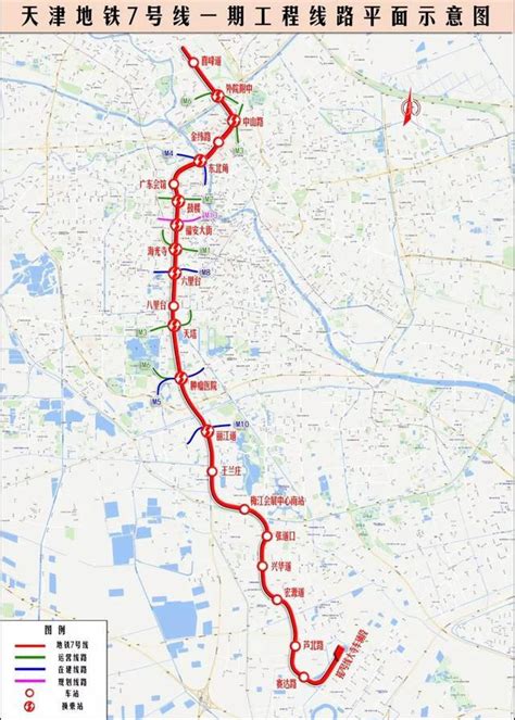 天津地铁7号线二期最新消息 天津本地宝