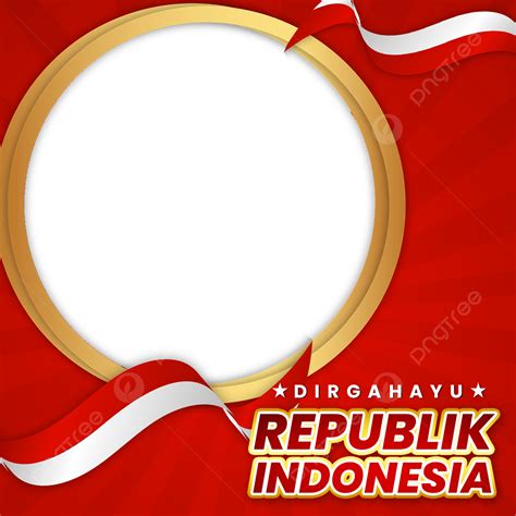 República De Indonesias 78 Aniversario Vector Png Choza Ri 78 Feliz Choza Twibbon Ri 78