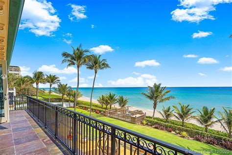 OCEANFRONT GATED ESTATE ON HILLSBORO MILE Florida Luxury Homes