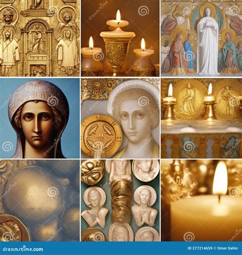 All Saints& X27; Day - Celebrating the Lives of the Saints Stock Image