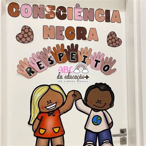 Painel de Porta Consciência Negra Prof Decorativa Loja