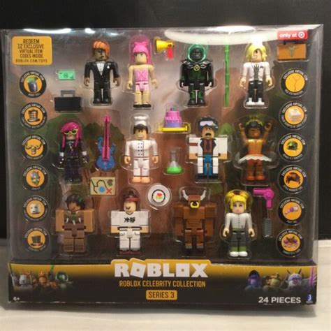 Roblox Celebrity Collection Series 3 Toys 24 Pcs 12 Figures Virtual Item Codes For Sale Online