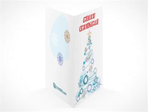 Reveal branding on this Bi-Fold Greeting Card Mockup 12
