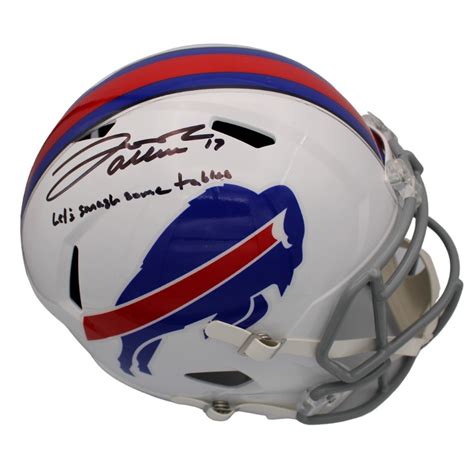 Josh Allen Autographed Signed Buffalo Bills Riddell Replica Full Size