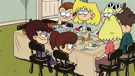 Image - S1E04B Sisters and parents ready to eat.png | The Loud House ...