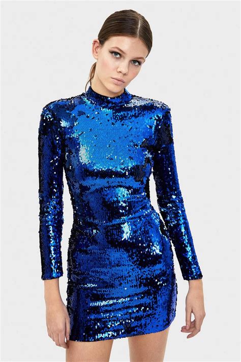 Elegant Green Long Sleeve Sequin Bodycon Dress Artofit