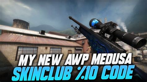 MY NEW AWP MEDUSA SKINCLUB PROMO CODE 2024 SKINCLUB FREE PROMO CODE