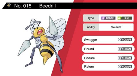 Beedrill Evolution Chart