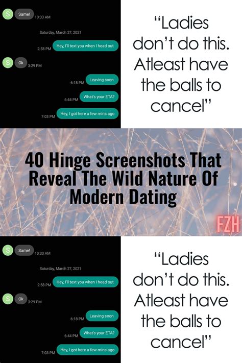 40 Hinge Screenshots That Reveal The Wild Nature Of Modern Dating Hinge