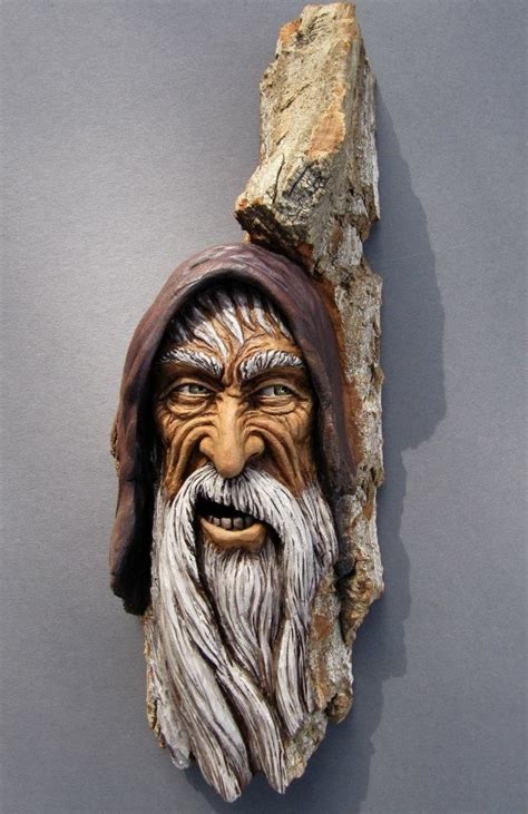 Wood Spirit From Suzys Woodcarvings Wood Carving Faces Dremel Wood