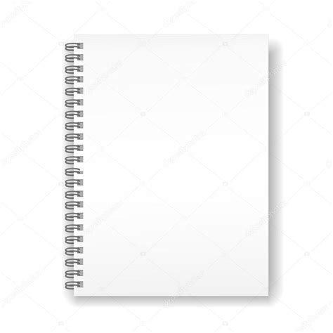 Blank Spiral Notebook Stock Vector Image By Kchungtw