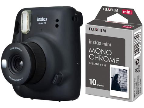 Instax Mini 11 Fujifilm Grafite Flash Automático Filme Instantâneo