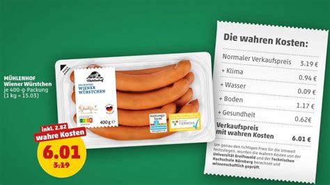 Wahre Kosten Penny erhöht Preise für neun Produkte heise online