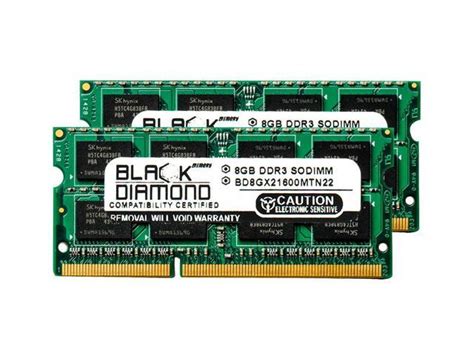 16gb 2x8gb Ram Memory For Asus Notebooks G75vx Black Diamond Memory