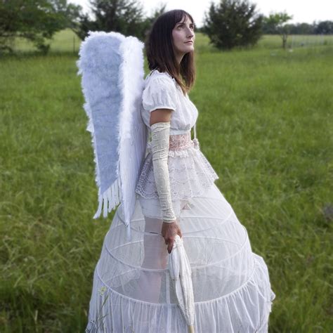 Adult White Angel Costume Wings Large Halloween Cosplay Feather Wing