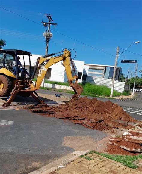 Saae Barretos Faz Liga O De Gua E De Esgoto Na Avenida Centen Rio Da