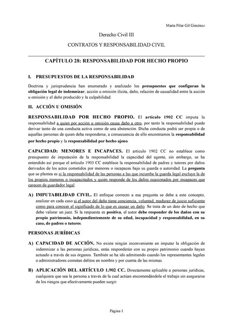 Tema Civil Iii Tema De Teoria General De Los Contratos Y