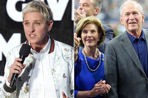 Ellen Degeneres Defends George W Bush Friendship After Backlash