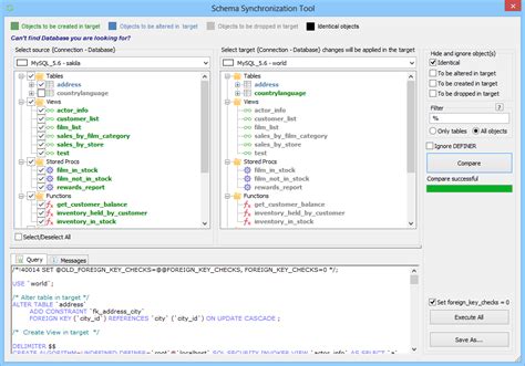 Schema Synchronization Sqlyog Knowledge Base