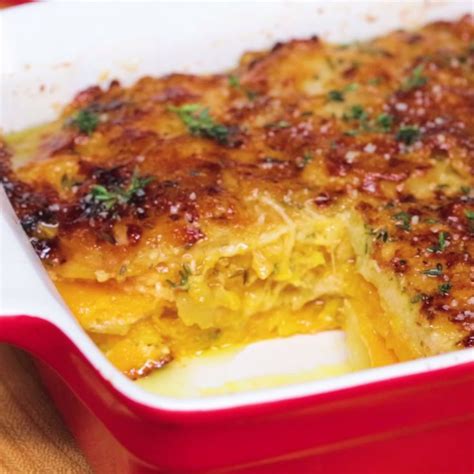 Butternut Squash Gratin With Gruyere And Parmesan Recipe Cooking Recipes Veggie Dishes Cooking