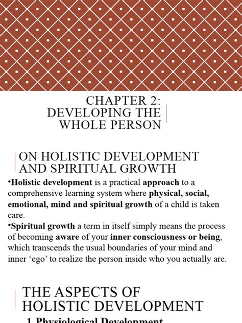 Chapter 2 Developing The Whole Person 1 | PDF | Cognitive Development ...