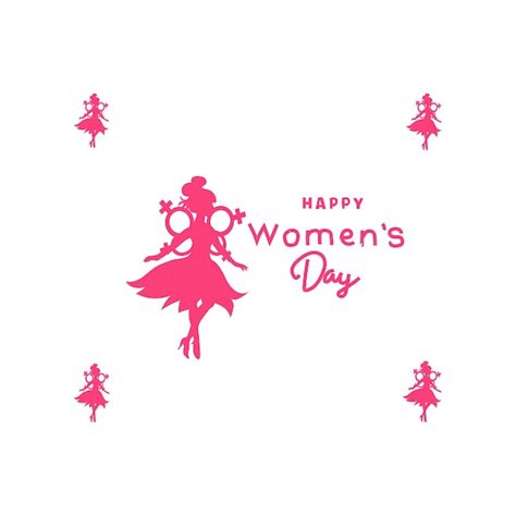 Premium Vector Happy Womans Day Vector Illustration