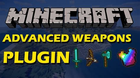 Custom Enchantments In Minecraft With Advanced Weapons Plugin YouTube