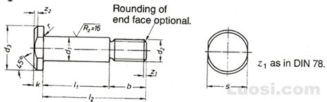 DIN 1445 腰型头轴肩销轴 DIN 1445 Clevis pins with head and stud end 嘉兴德加德企业