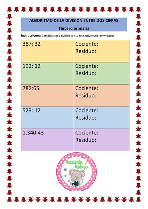 Divisiones Ente Dos Cifras Worksheet Pie Chart Chart Map