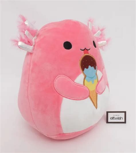 Squishmallows Exclusive Archie The Axolotl Ice Cream 8 Inch 20cm
