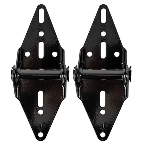 Garage Door Hinge No1 Black 2 Pack