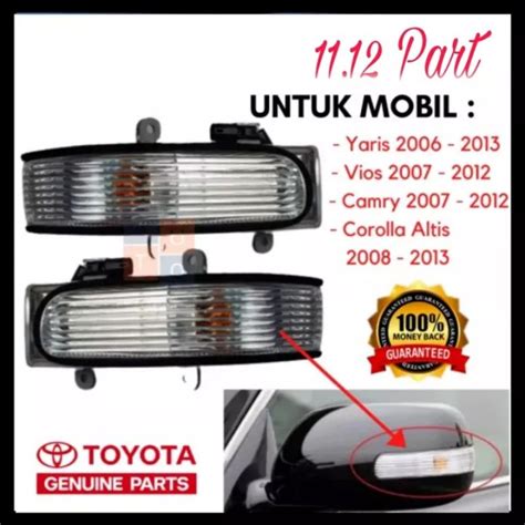 Jual Lampu Sen Spion Vios Gen Yaris Bakpao Camry Altis