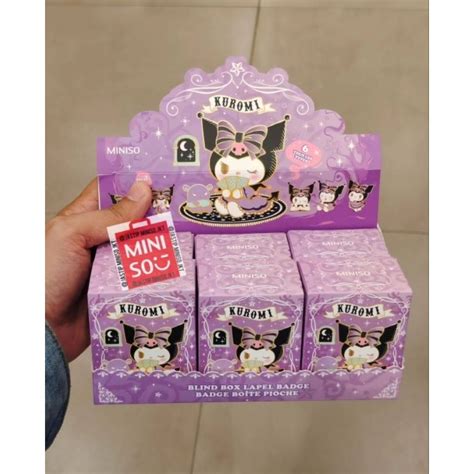 Miniso X SANRIO Caja Ciega Insignia Pin KUROMI Serie De Fiesta 1pc Al