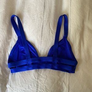 Vitamin A Swim Vitamin A Neutra Bralette Bikini Top Royal Blue