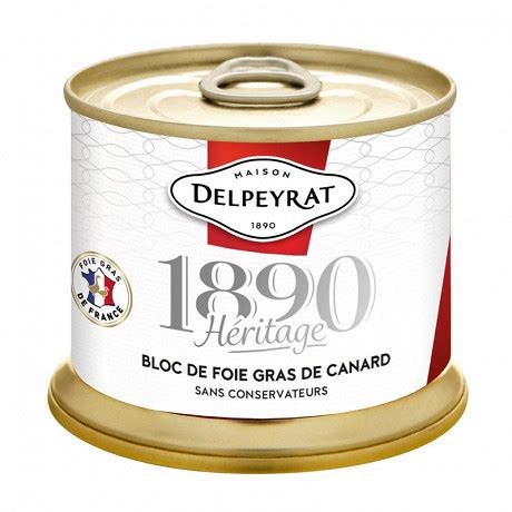 Delpeyrat Bloc De Foie Gras De Canard Origine France Boite G