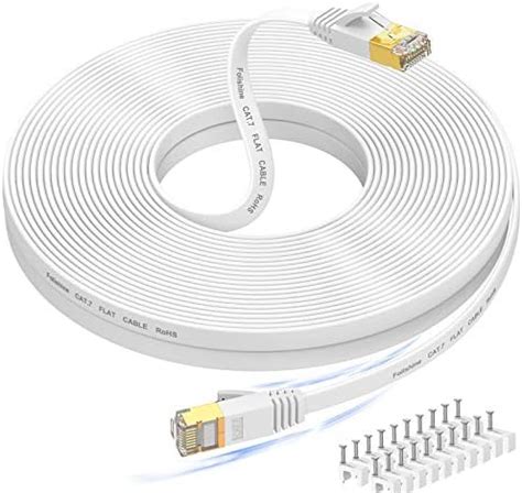 Amazon Folishine Ethernet Cable 25 Ft Supports Cat 8 Cat 7 High