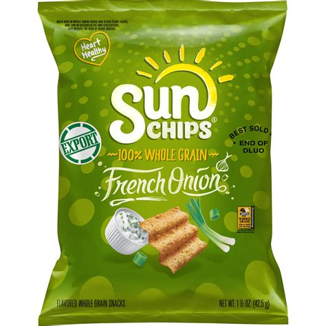 Sunchips French Onion Flavored Whole Grain Snacks Smartlabel™