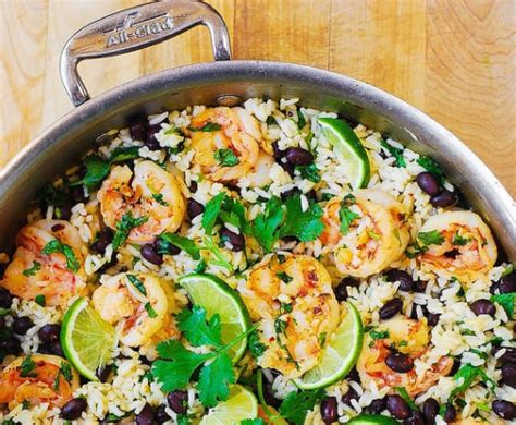 Recipe Cilantro Lime Black Bean Shrimp And Rice