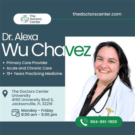 Meet Dr. Alexa Wu Chavez, our newest... - The Doctors Center