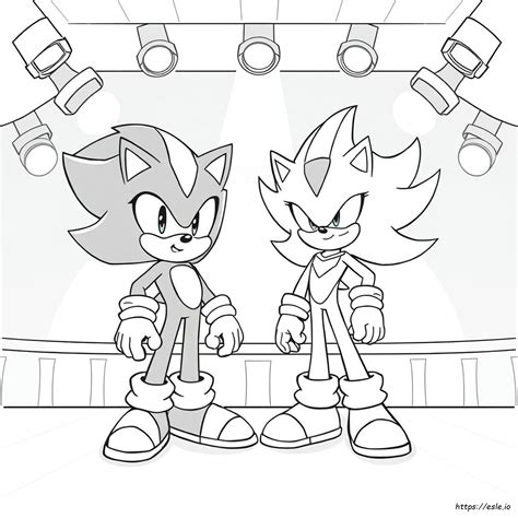 super shadow coloring pages 6