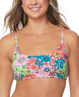 Raisins Juniors Summer Floral Print Bikini Top Luna Bikini Bottoms
