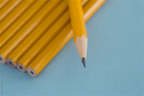 Sharpened Yellow Pencils