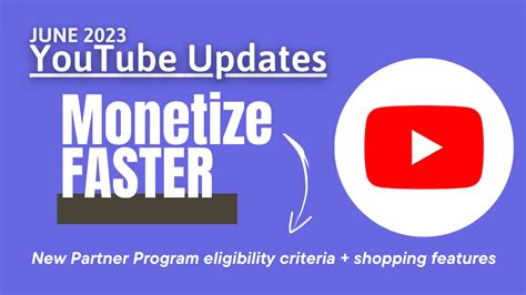 Youtube Partner Program Update Creator Monetization Just Got