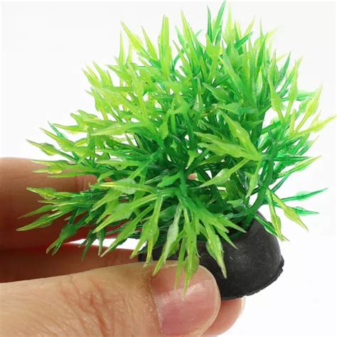 Pcs Plastic Aquarium Landscaping Betta Fish Tank Decorations Plant